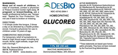 Glucoreg (Dsrt0126 Glucoreg 10 12 22)